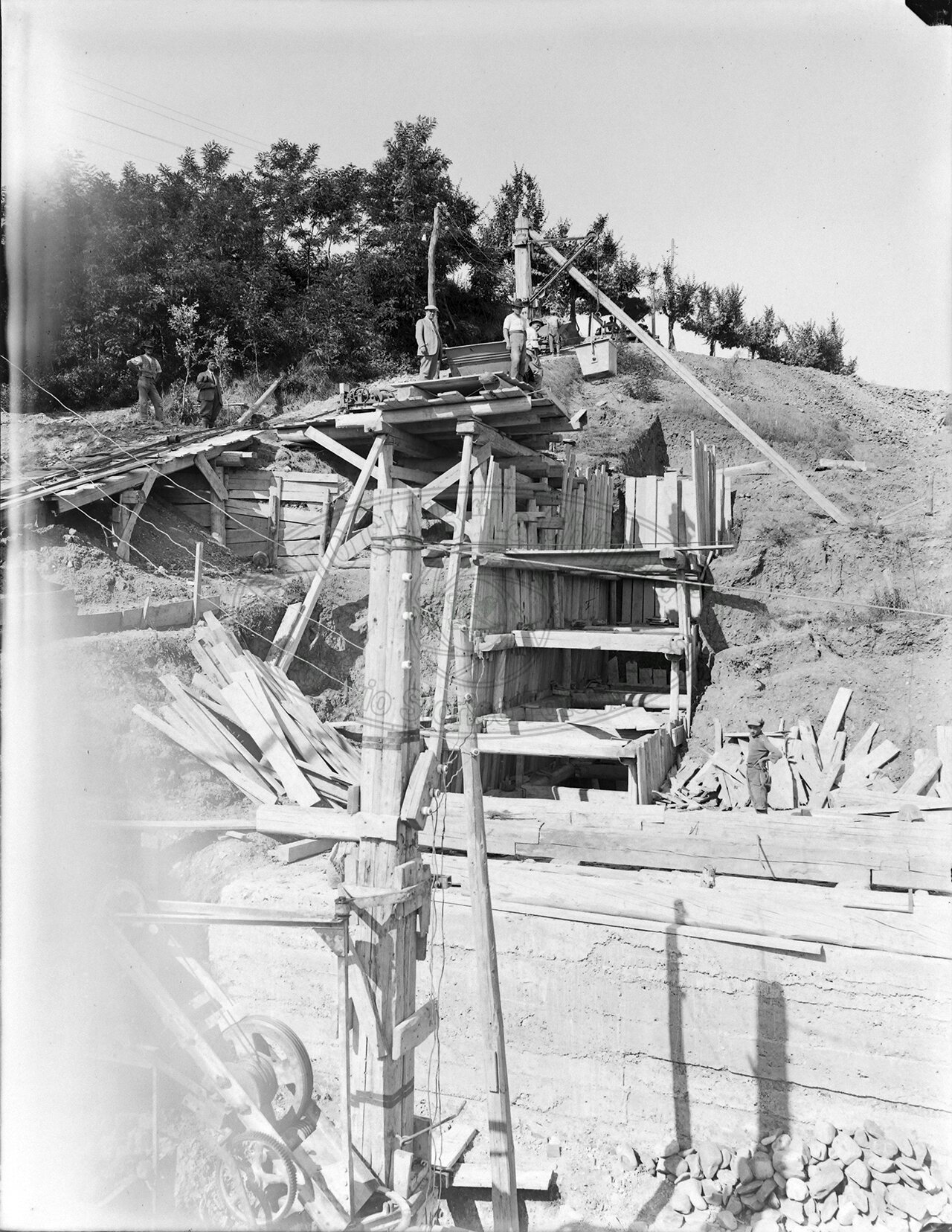Amm Pro Arezzo Ponte Di Pratantico Insieme Dei Lavori 20Giugno 1927
