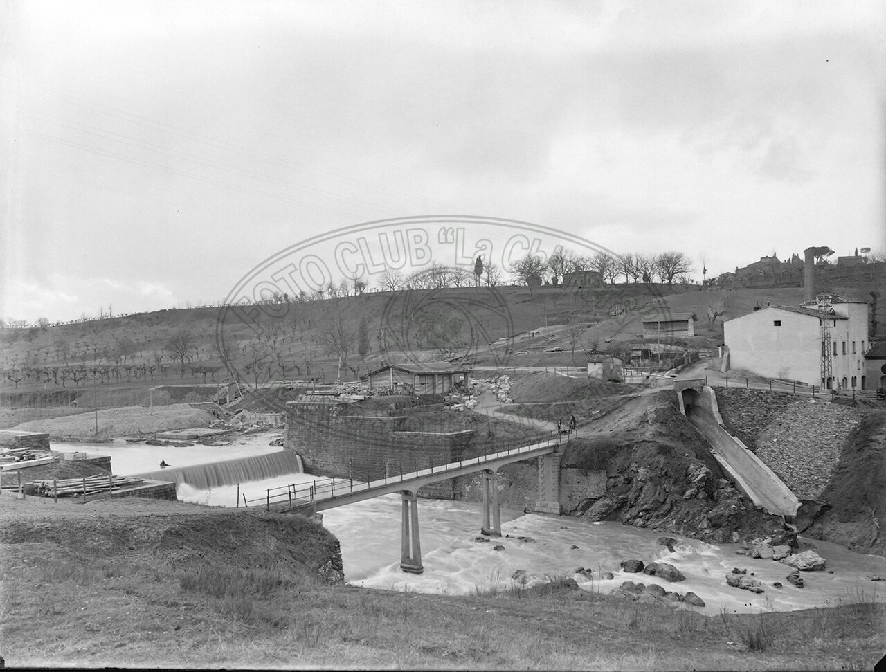Ponte Di Pratantico Veduta D Insieme 21 Febbraio 1928