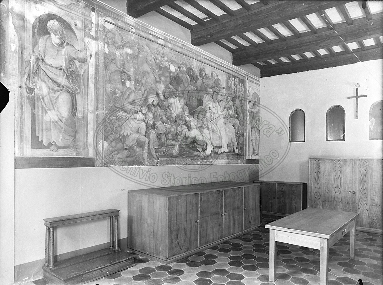 La Villa Redi Il Salone Atrio Affreschi Delle Pareti Laterali Estremo Barocco