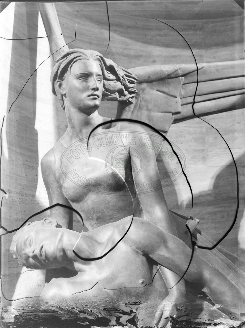 Arezzo Istituto Liceo Ginnasio Monumento Ai Cadduti Particolare