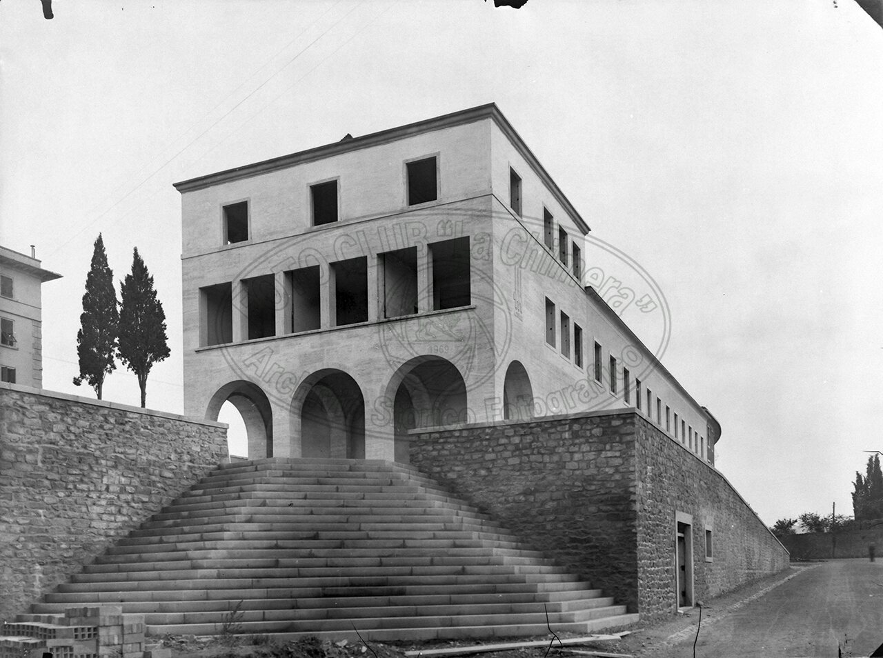 Arezzo Genio Civile Facciata Del Palazzo